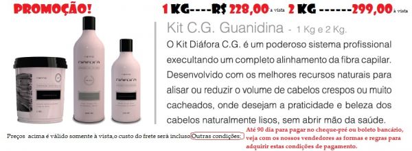 Kit C.G.GUANIDINA 1kg (Nanno)